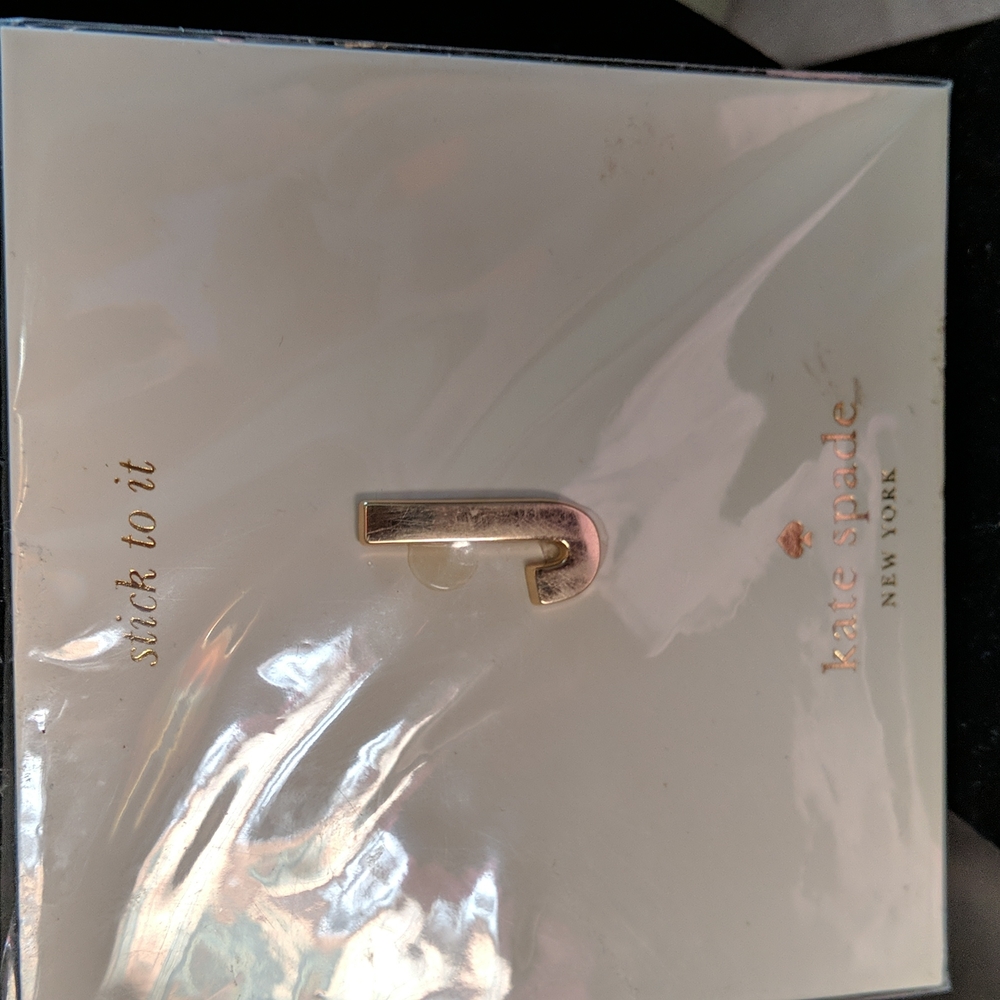 kate spade Gold “J” Initial Sticker (NWT)